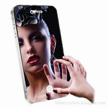 Mirror Screen Protector for iPhone 4/4S with 0.135 ±0.02mm Thickness